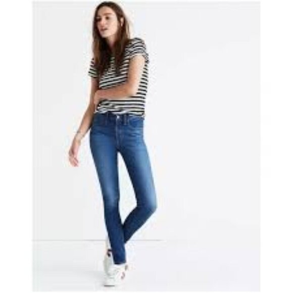 Madewell 10" Roadtripper High Rise 5 Pocket Zip Up Jeans Size 27 - Picture 1 of 10